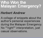 Who Won the Malayan Emergency?